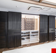 Lateral Opening Door Hinge and Hardware System